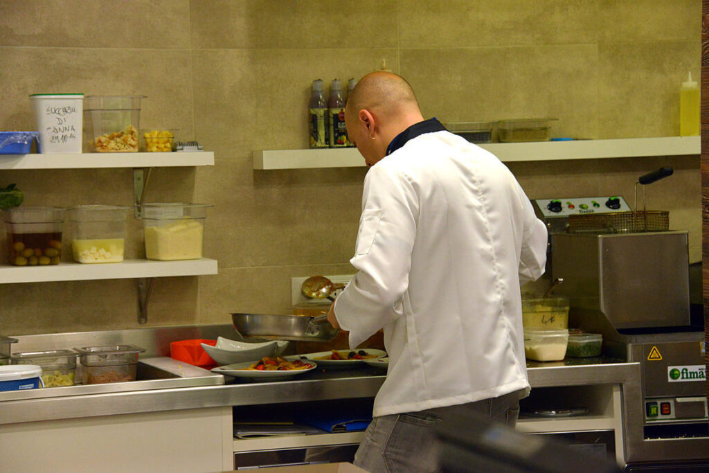 Marco Antoniucci al Bari ristorante Fiorentina, @Paolo Pedrotti