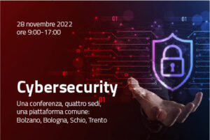 Locandina evento Cybersecurity 28 novembre 2022