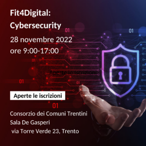 Locandina evento Cybersecurezza ICT 28 novembre