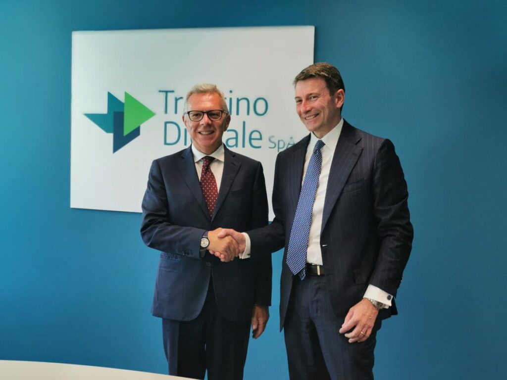 Il presidente di Trentino digitale e l'amministratore delegato del Polo Strategico Nazionale