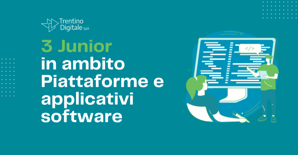 Banner bando 3 junior in ambito piattaforme e applicazioni software