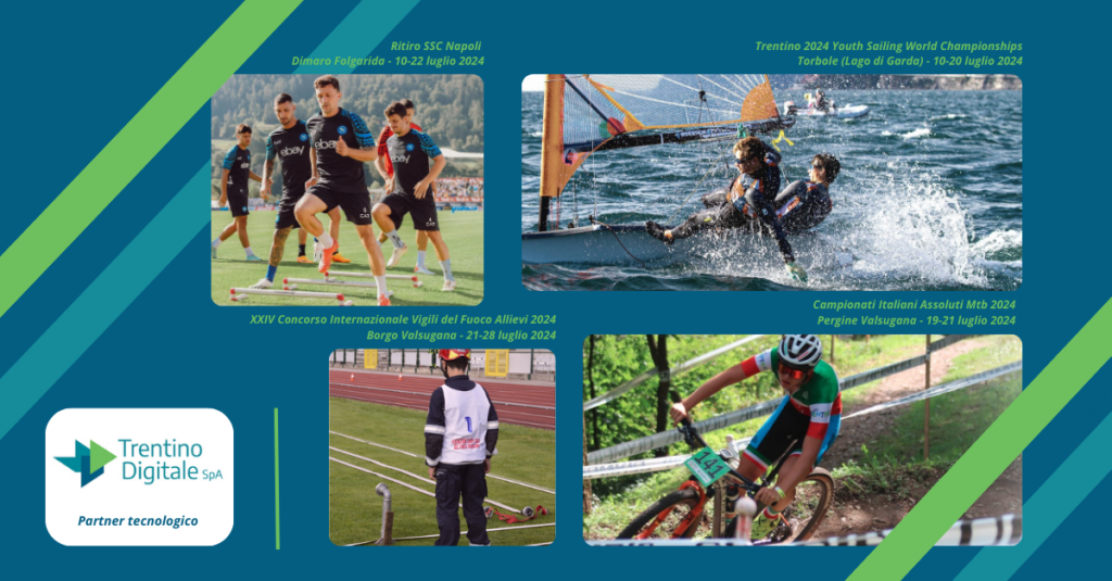 Eventi luglio 2024 con Trentino Digitale partner tecnologico
