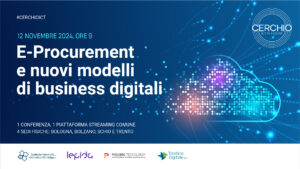 La locandina dell'evento dedicato all'e-Procurement organizzato dal Cerchio ICT