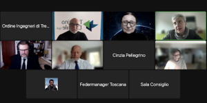 Un momento del webinar "Lessons Learned from AI: Fallire per migliorarsi", organizzato da Federmanager e Ordine degli Ingegneri di Trento