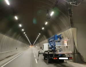 I lavori di infrastrutturazione della galleria di Martignano