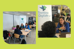 Il desk di Trentino Digitale agli Ict Days 2025