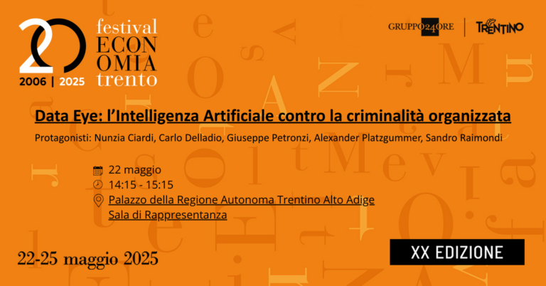 Festival Economia 2025 - presentazione dell'evento Data Eye