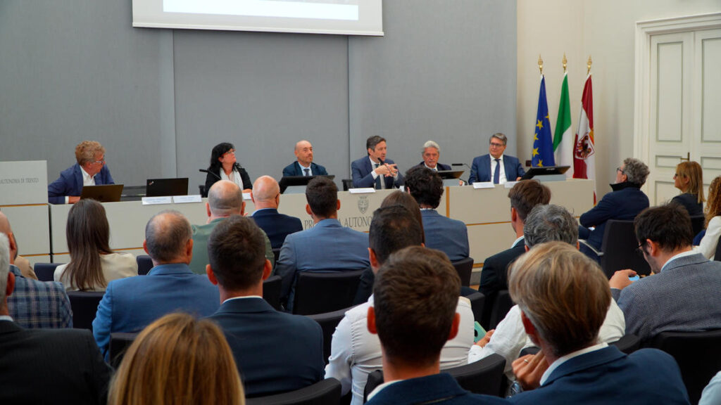 Il pubblico presente alla conferenza stampa di conclusione del Piano Bul in Trentino