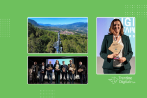 Francesca Paolucci ritira il premio Digital Sustainability Award 2025 assegnato a IrriTre